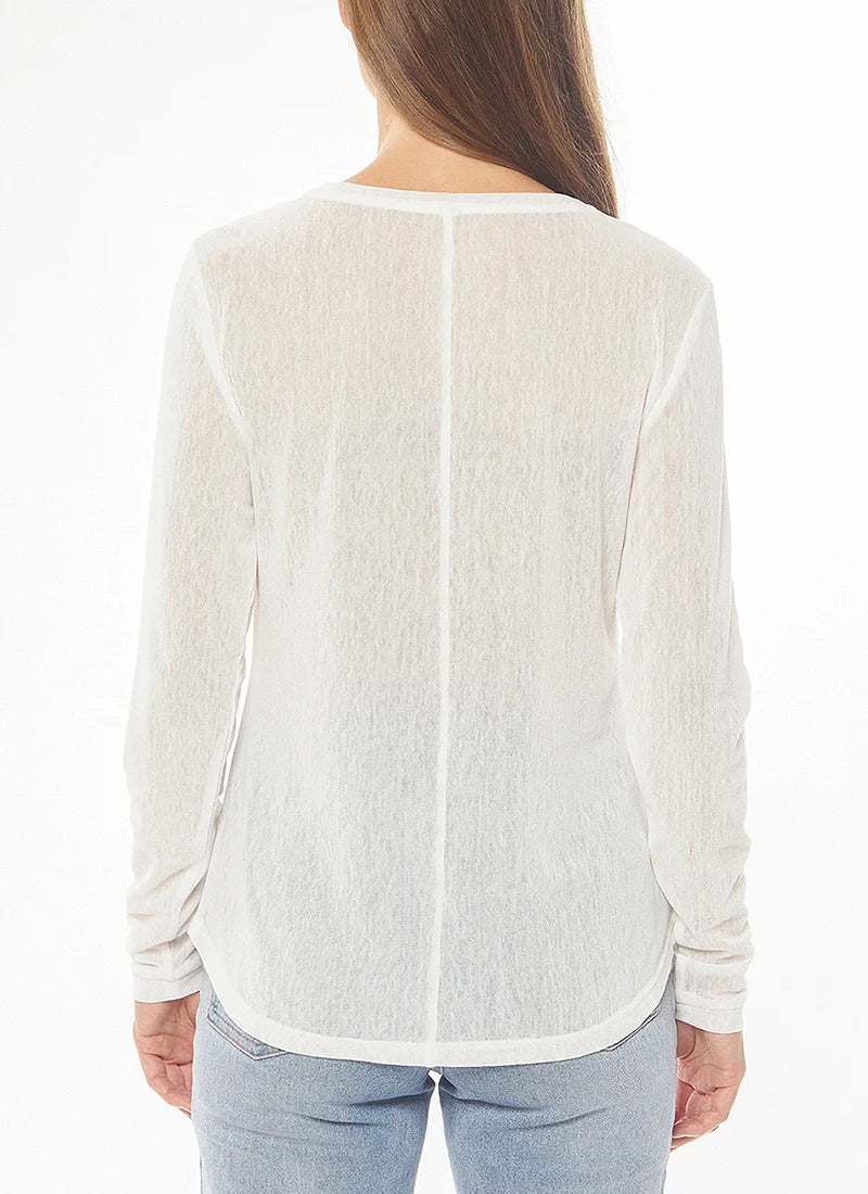 Staple Long Sleeve Mesh Top