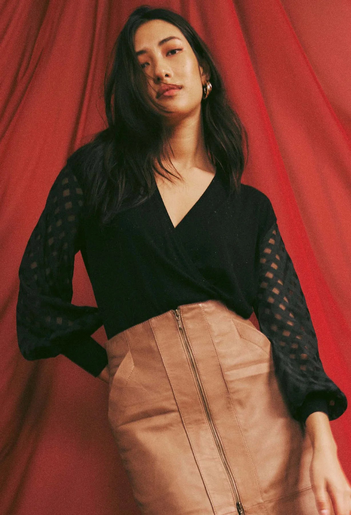 Lyra Cross Front Knit